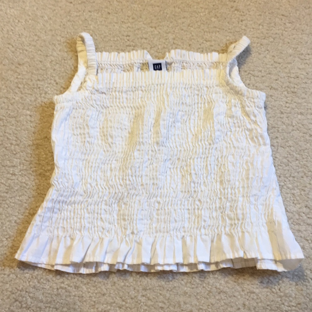 EUC Gap ruched strappy top